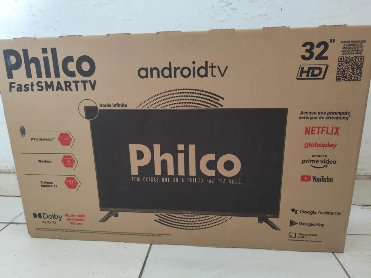 TV Philco 32" Android TV