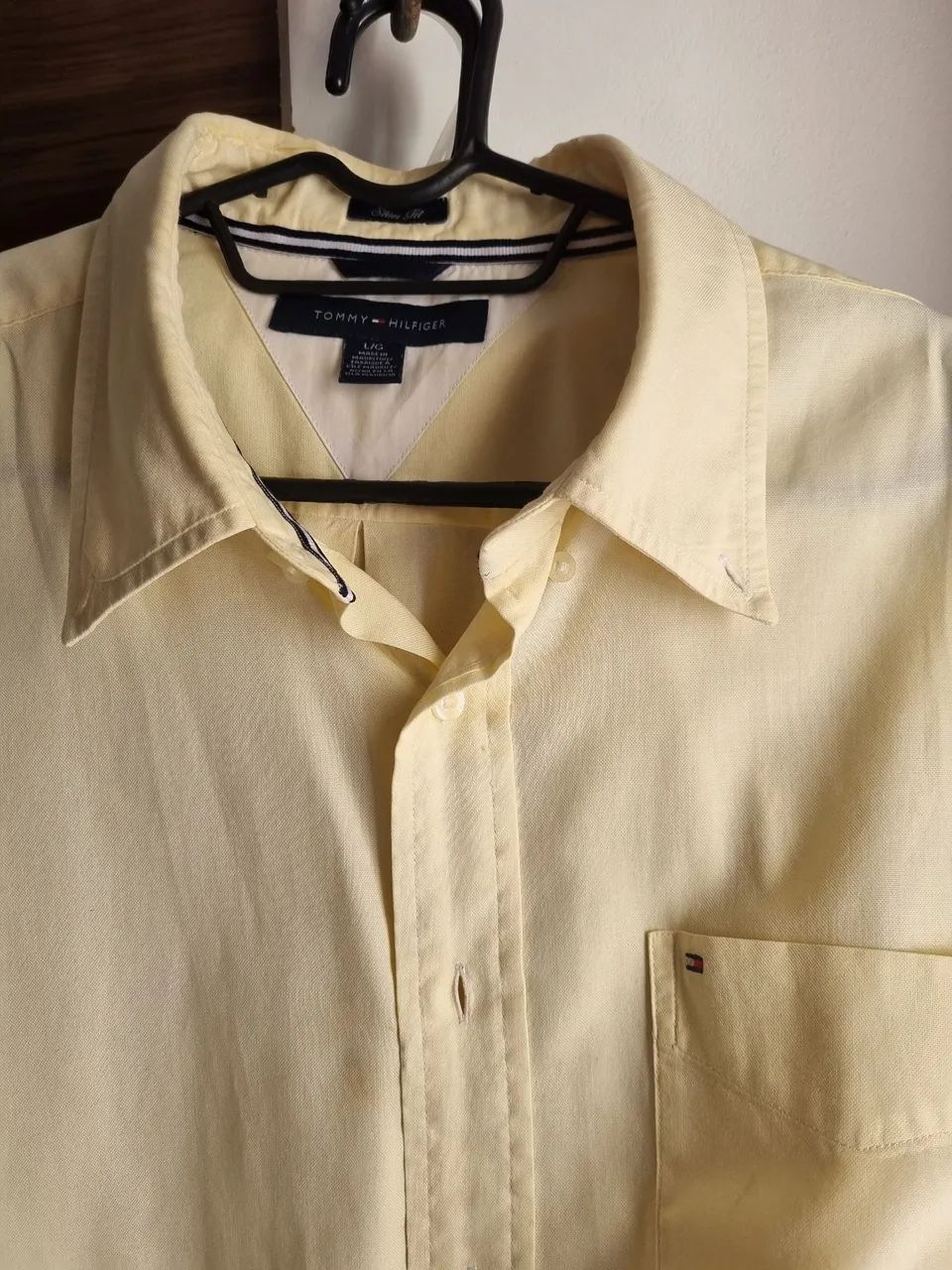Camisa Tommy Hilfiger Amarela - L/G