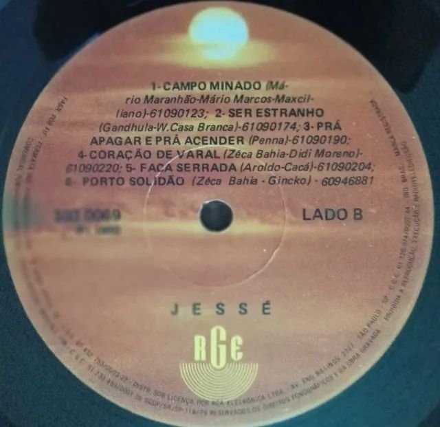 LP-Disco vinil-Jessé-Jessé-Ano1981-Com encarte - Foto 5