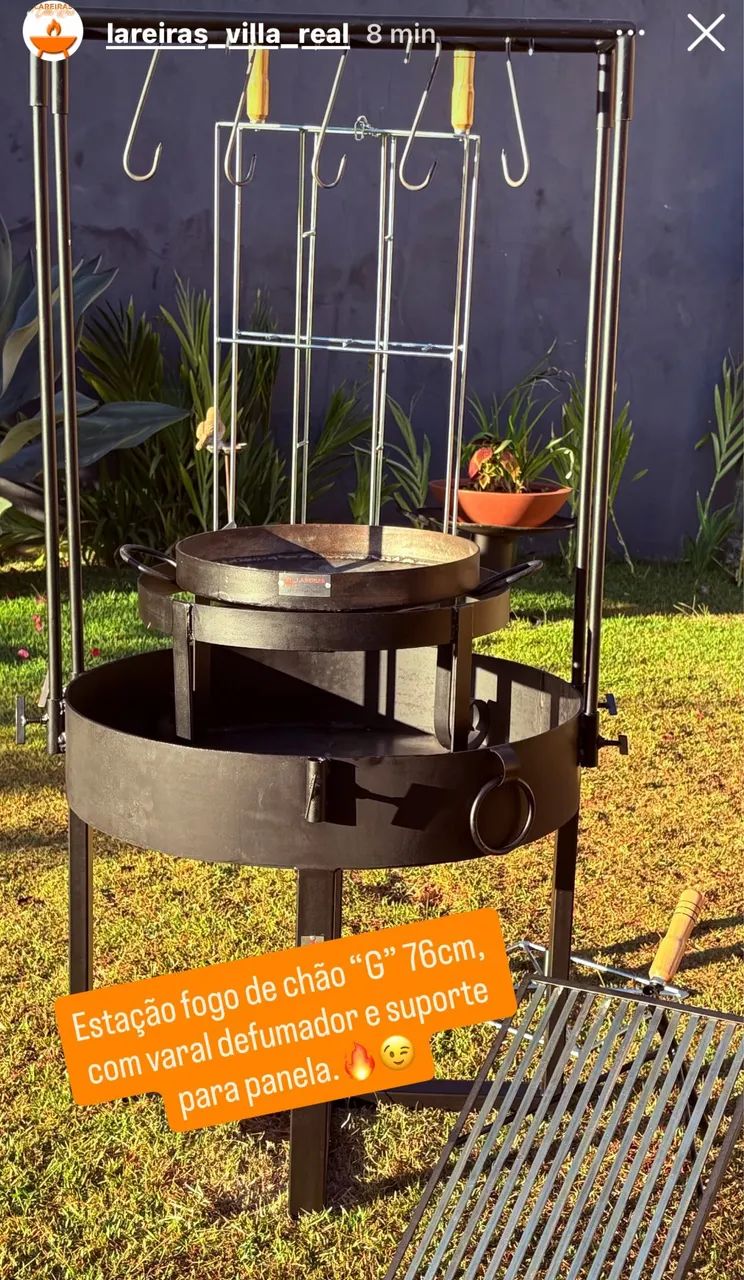 Churrasqueira, fogo de chão, lareira, costelão, costela - Foto 5