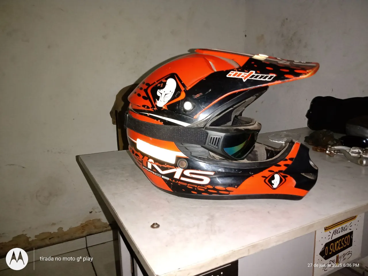 Capacete Motocross MS Racing