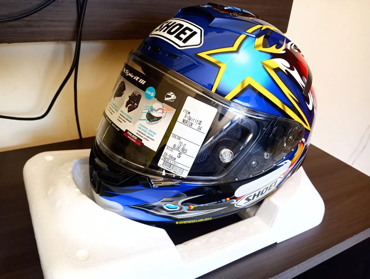 Capacete Shoei X-Spirit III Norick 04 *Novo* *Aceito propostas*