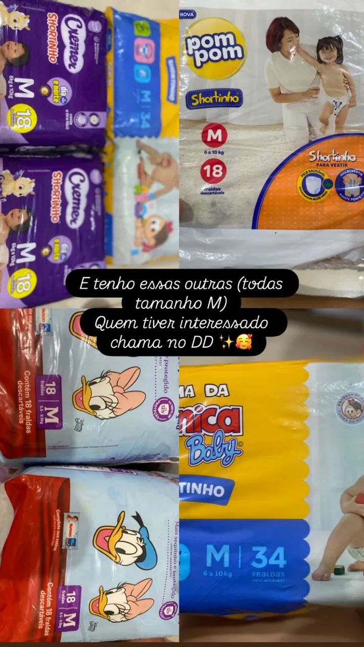 Fraldas descartáveis  - Foto 4