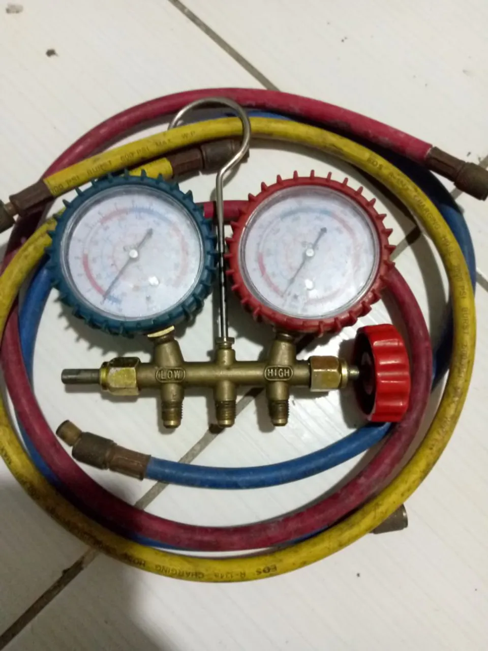 Manifold Automotivo com Mangueiras R134a