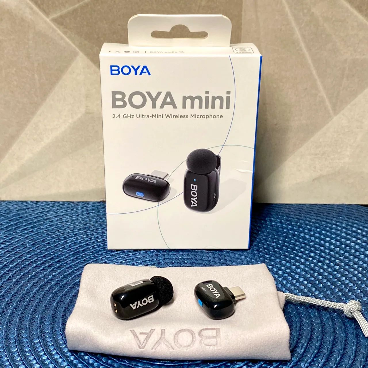 Microfone de Lapela Boya Mini USB-C - Foto 3