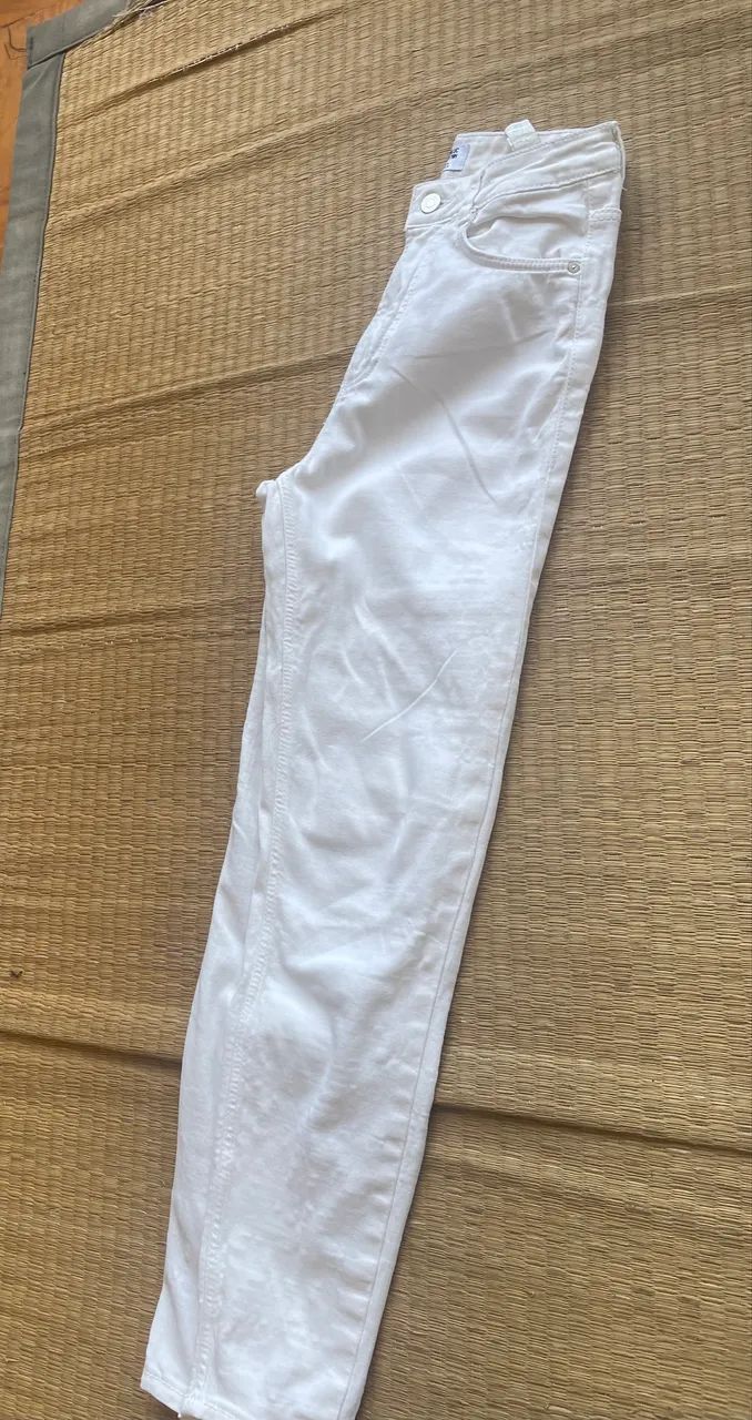 Calça branca zara 36 - Foto 2