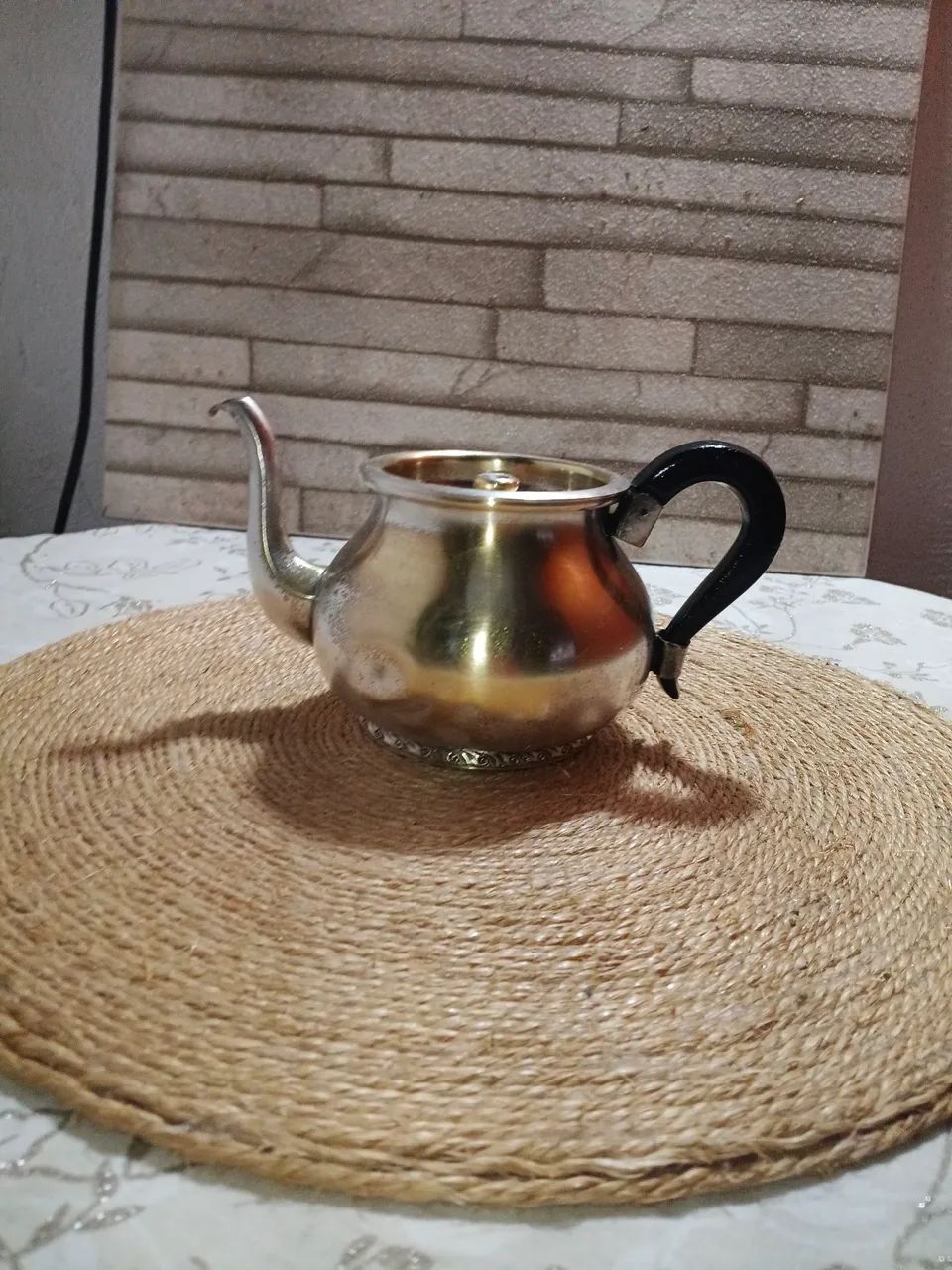 Bule de Chá Vintage prata Wolf  década de 70