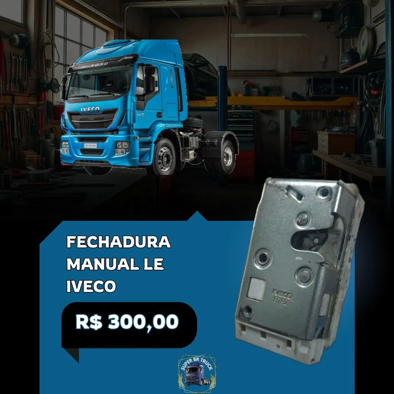 Variadas peças de caminhão