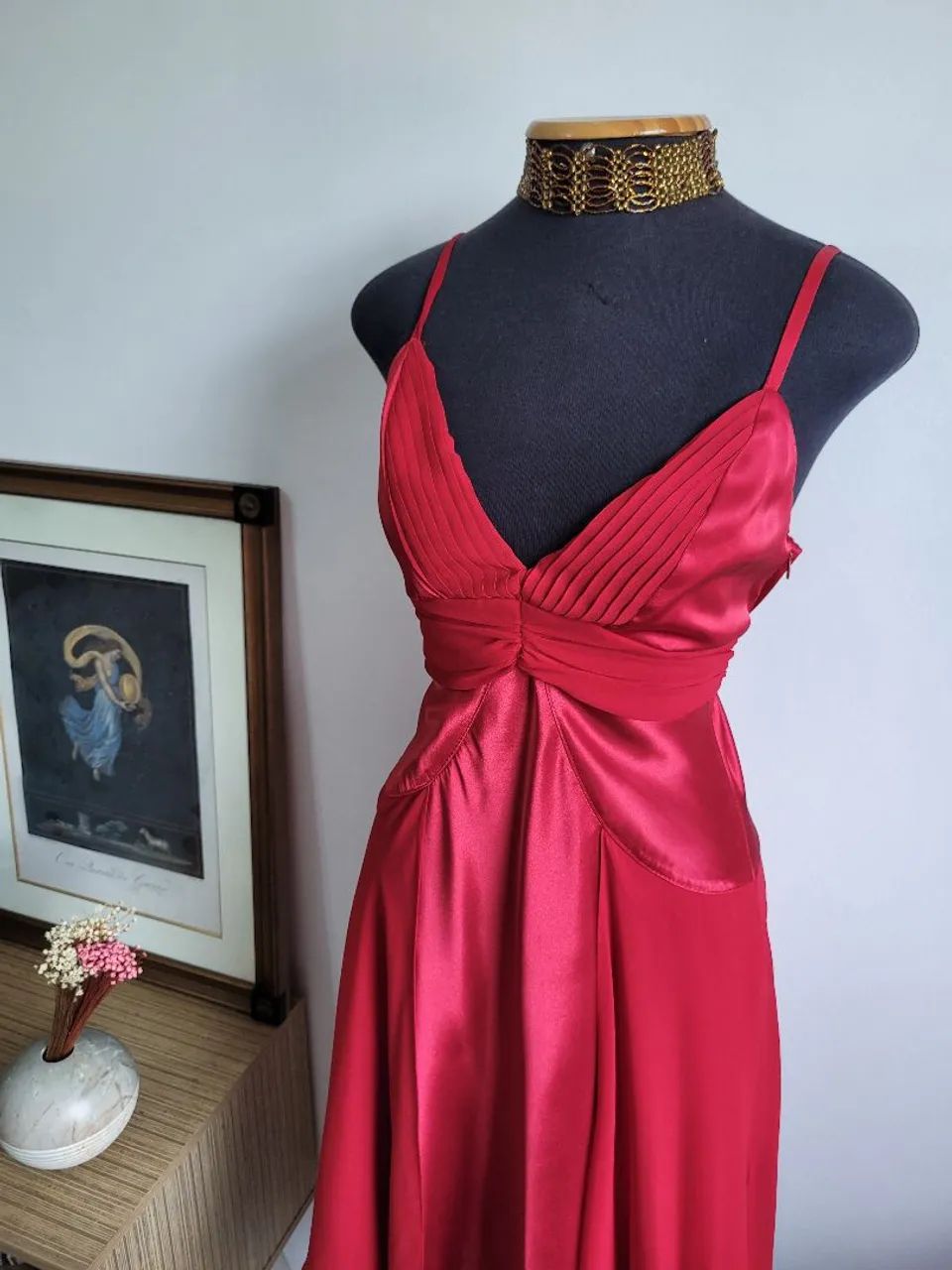 Vestido Vermelho Festa - Foto 4