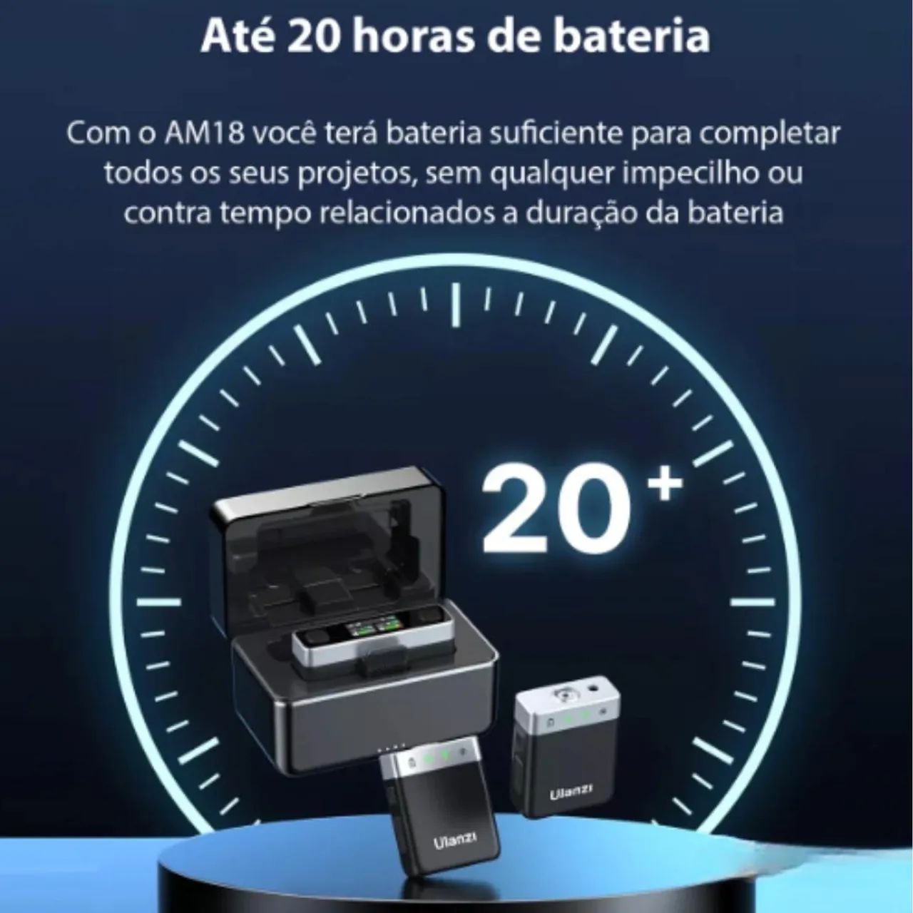 Microfone lapela Ulanzi AM18 - Foto 3