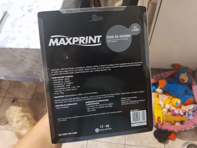 fone de ouvido max print  - Foto 5