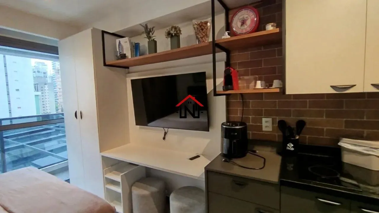 Studio Mobiliado no Jardim Paulista para Aluguel