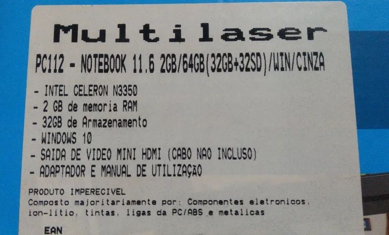 Notebook Que Vira Tablet - Touch Multilaser Semi Novo! 2 em 1 Na Caixa + Pouquíssimo Uso! - Foto 5