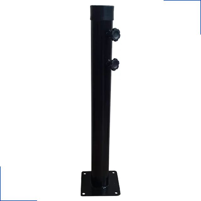 Base De Aço Fixa Para Guarda Sol E Ombrelone Haste Até 48mm