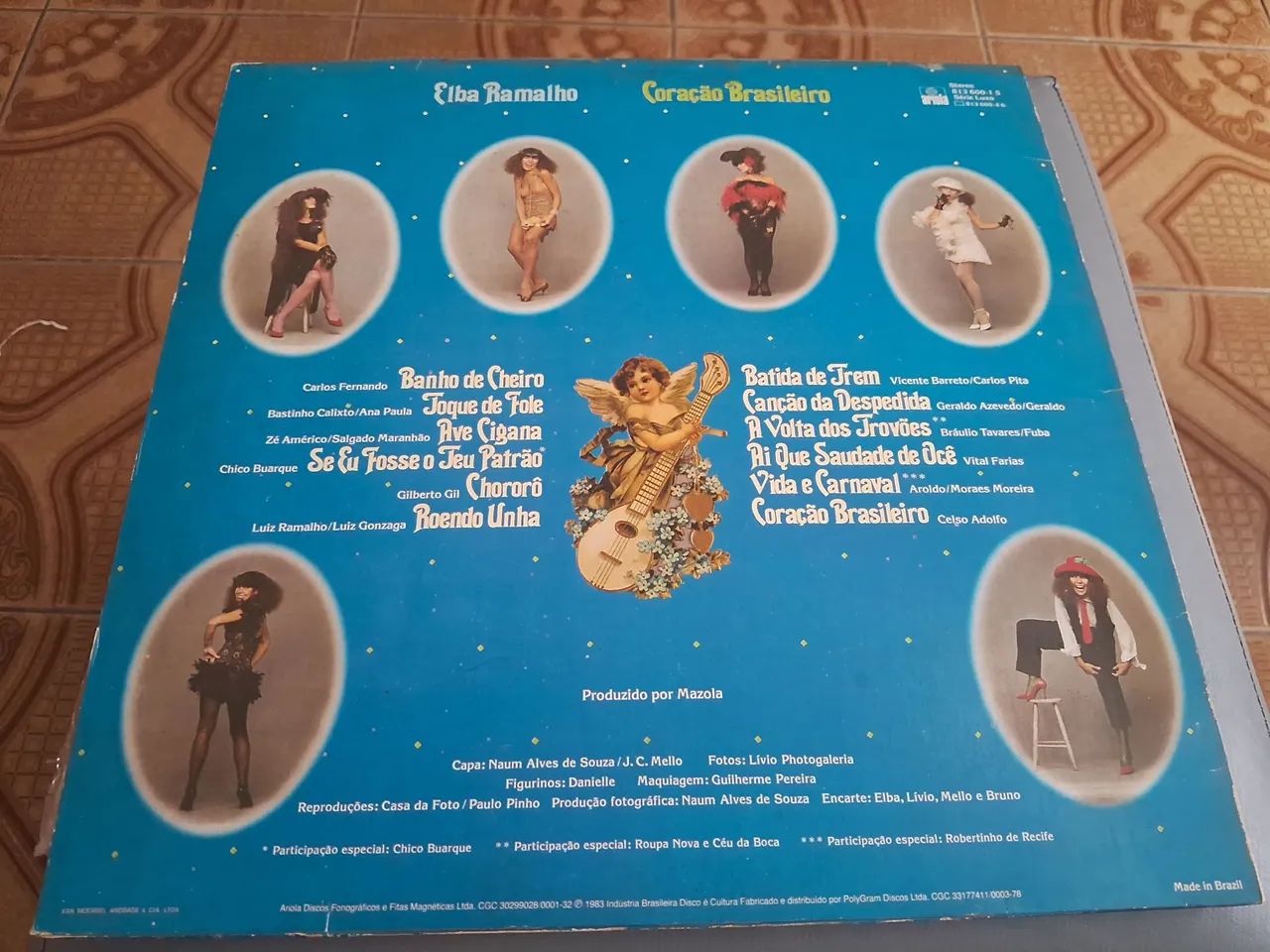 Disco de vinil lp Elba Ramalho coração Brasileiro  - Foto 3