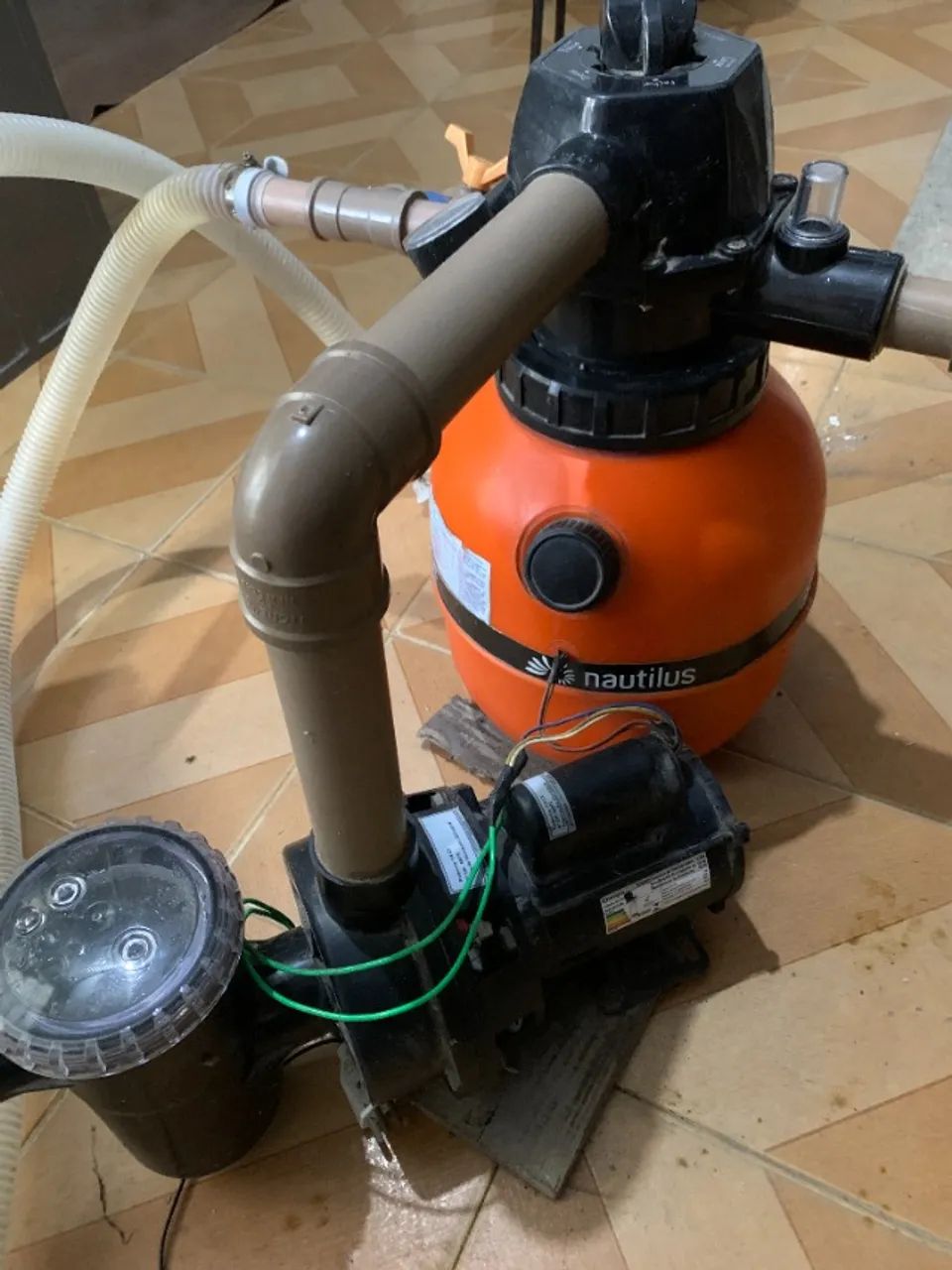 Filtro Piscina F30P Com Bomba 1/4 CV