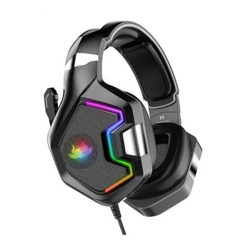 Fone de Ouvido Headset P2 para Vídeo Game e Computador Gamer Led Knup KP-489