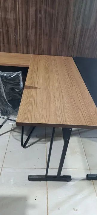 Mesa de Escritório 120x60 reta  - Foto 3