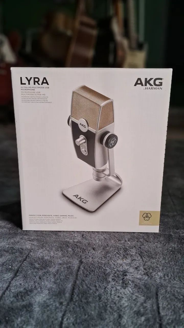 Microfone AKG Lyra USB Ultra-HD Multimodo