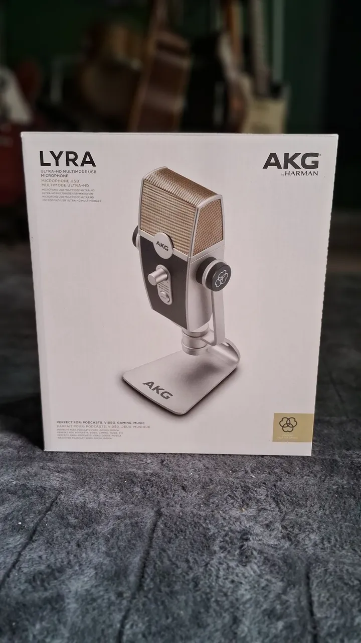 Microfone AKG Lyra USB Ultra-HD Multimodo