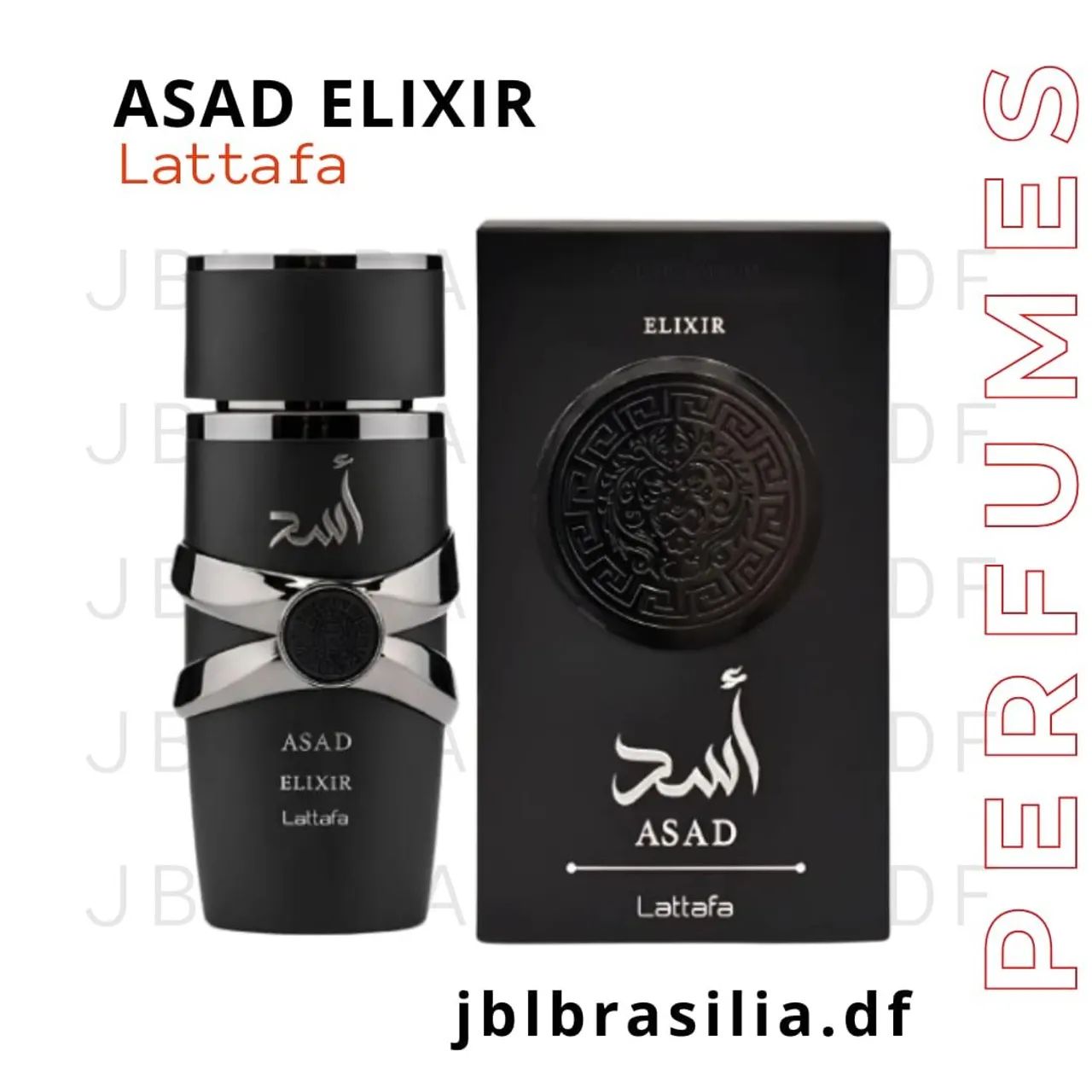 Asad Elixir Eau de Parfum 100ml | Original e Lacrado 