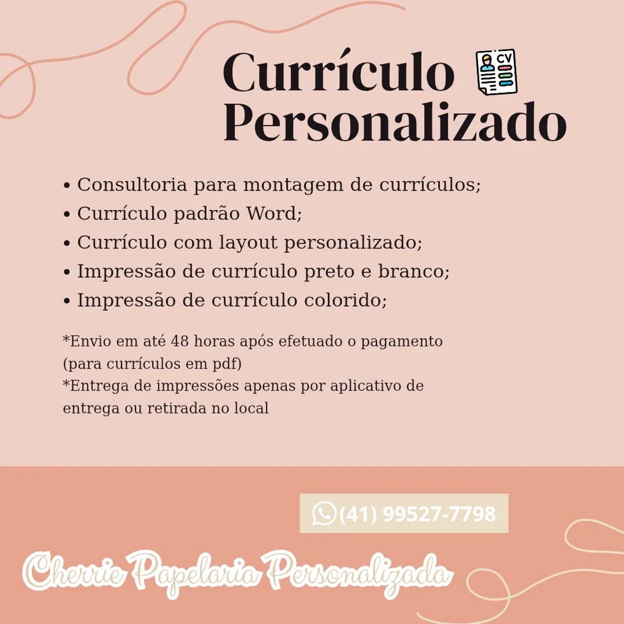 Currículo Personalizado
