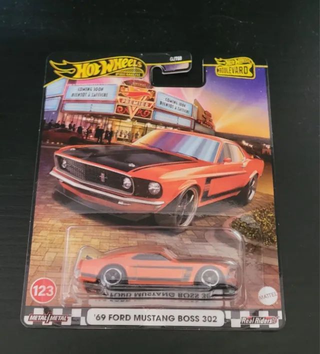 Hot Wheels - Ford Mustang Boss 69 Laranja 302 - JBL20