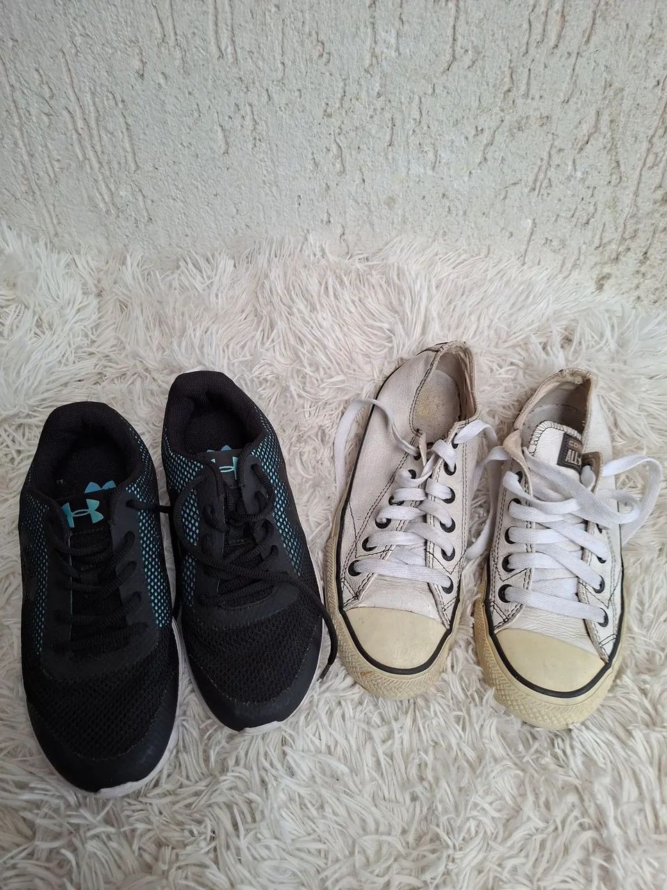 Dois pares de tenis 36 all star under armour - Foto 5