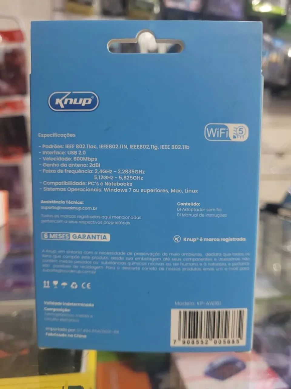 Adaptador Wi-Fi para computador e Notebook | Dual Band 600Mbps - Foto 6