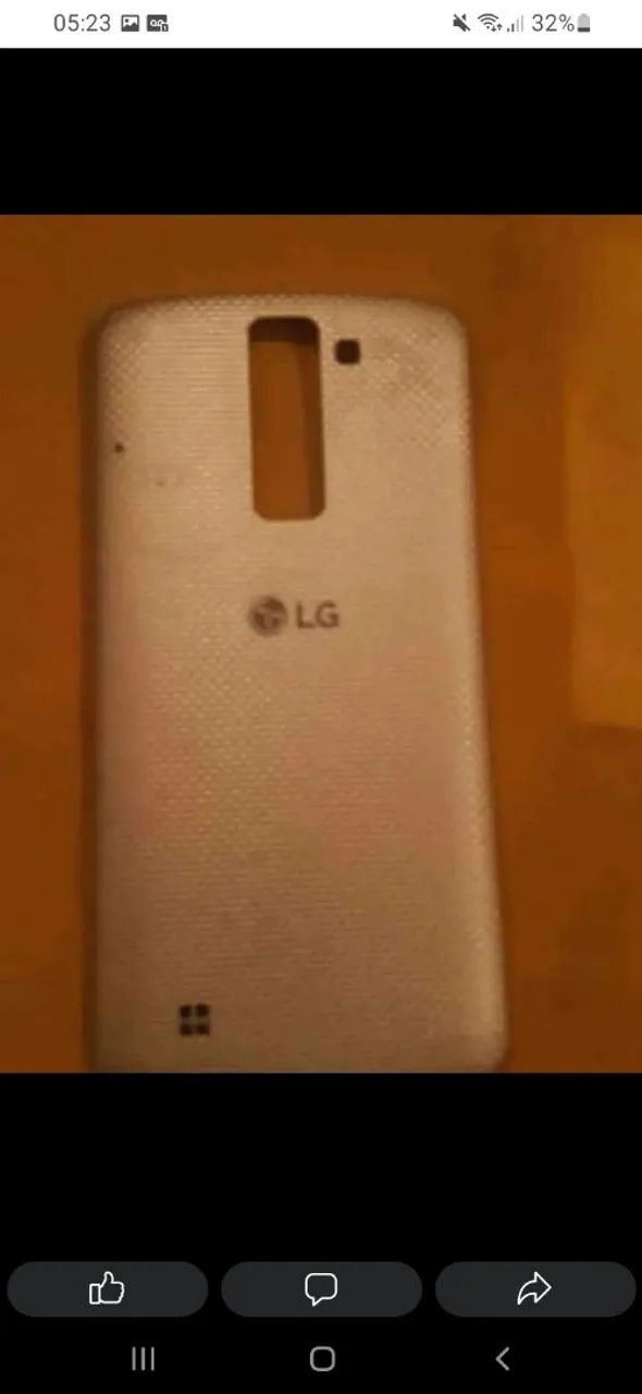 Tampa Traseira LG k8 