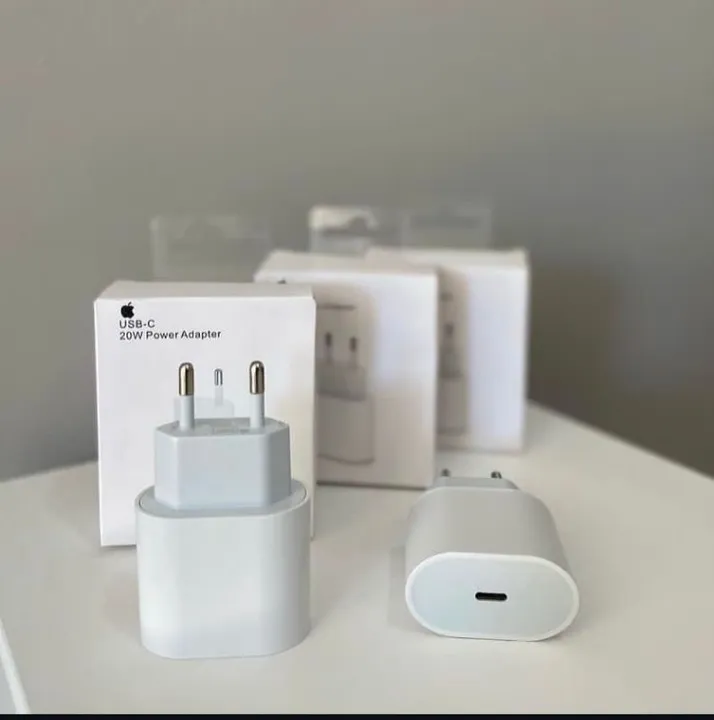 Fonte iPhone Adaptador de corrente USB-C de 20 W