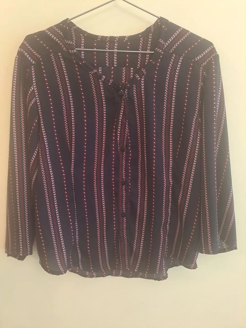 Camisa feminina listrada - Foto 4