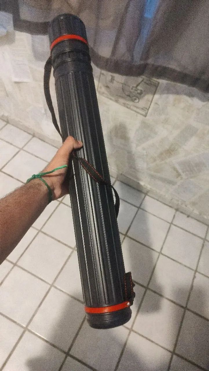 Régua T Trident Desetec 1m + Tubo arquitetura  - Foto 4