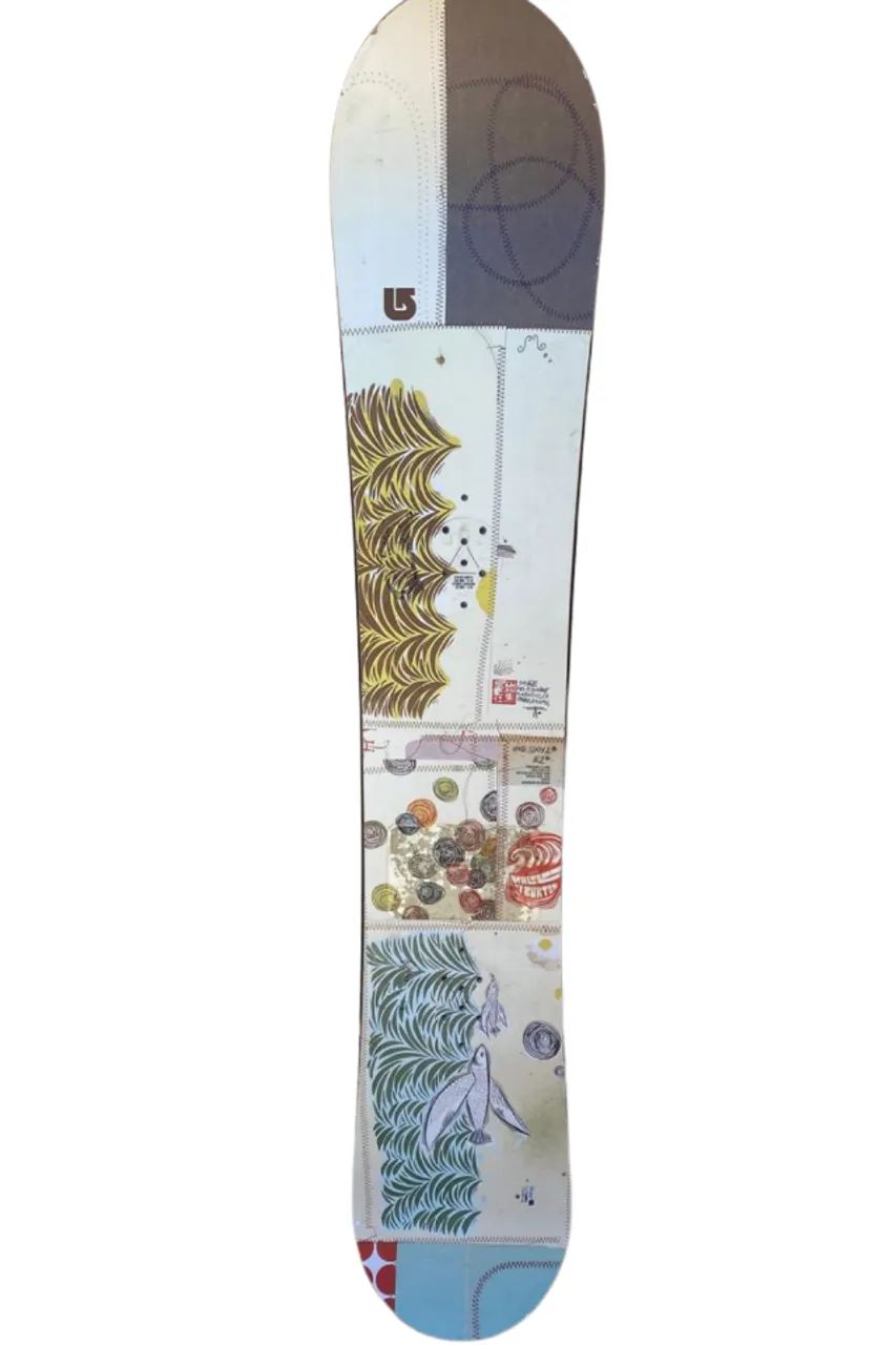 Prancha de Snowboard Burton Custom 162 cm + Capa - Excelente
