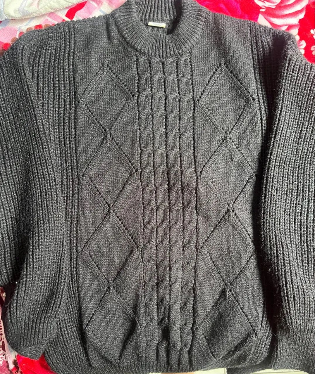 Suéter Tricot Preto - Foto 2