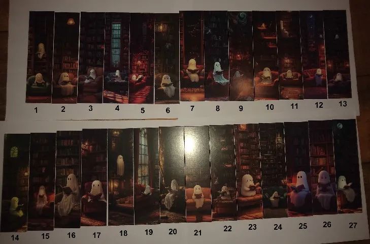 Pacotes de Marcadores de página de terror   - Foto 2