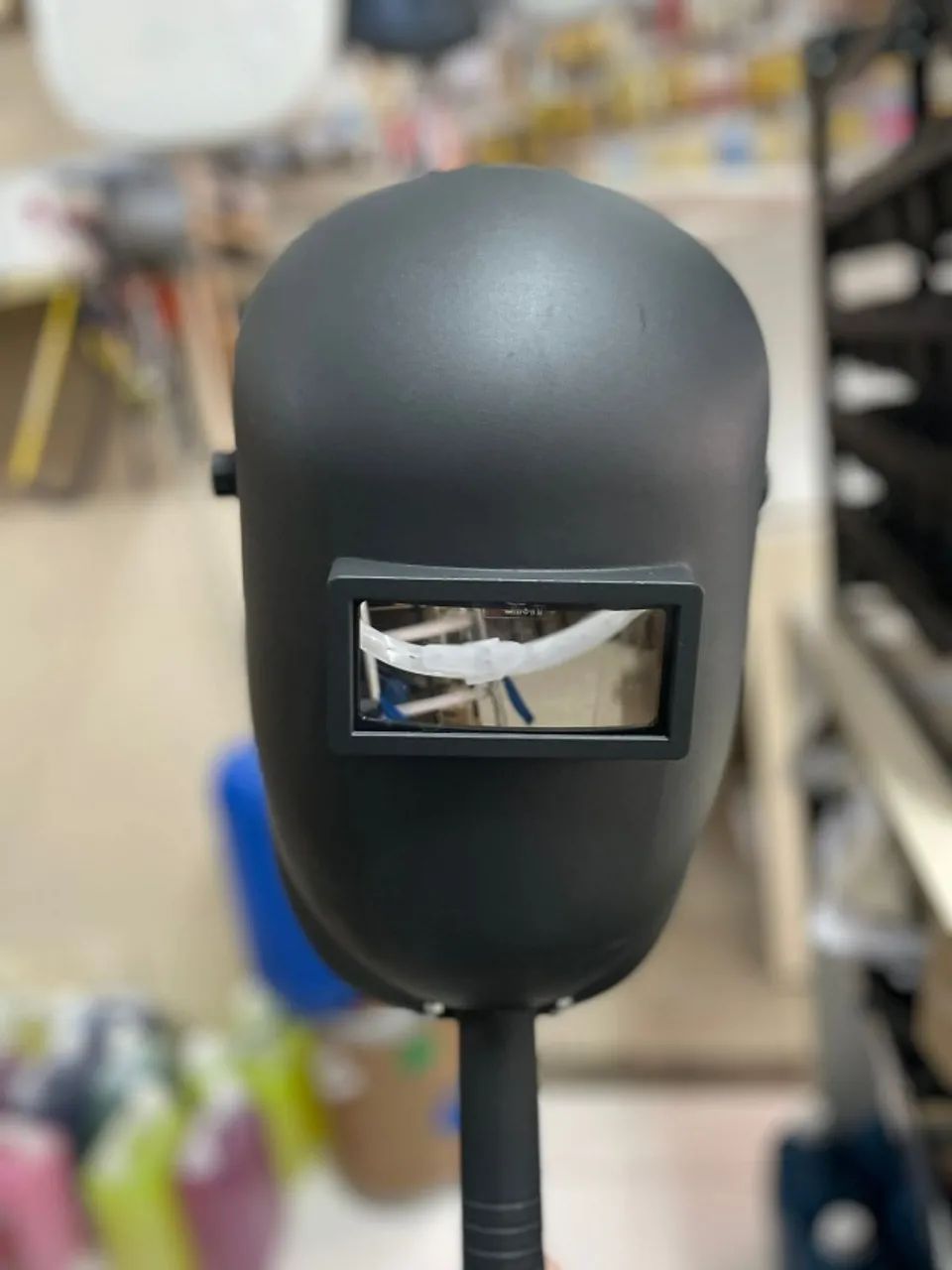 Mascara de solda com pegador 