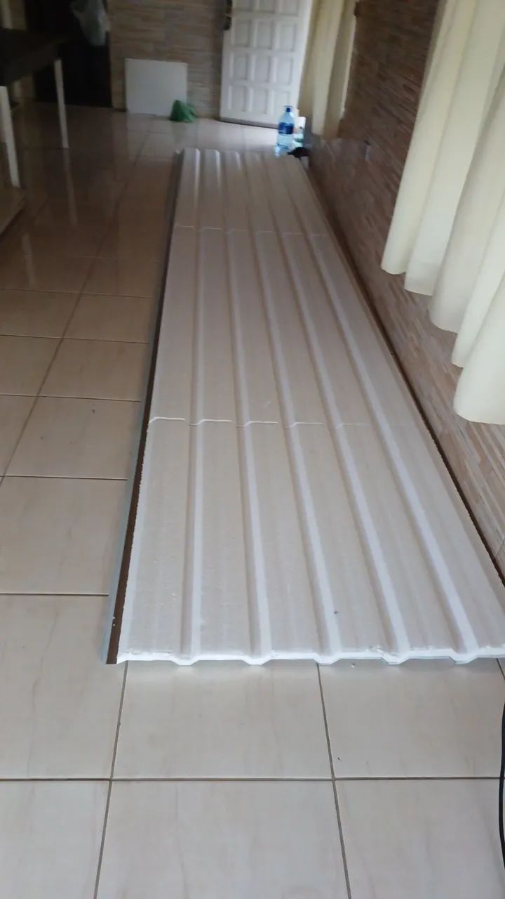 Telha de Zinco meia bolacha 1.00 X 5.00