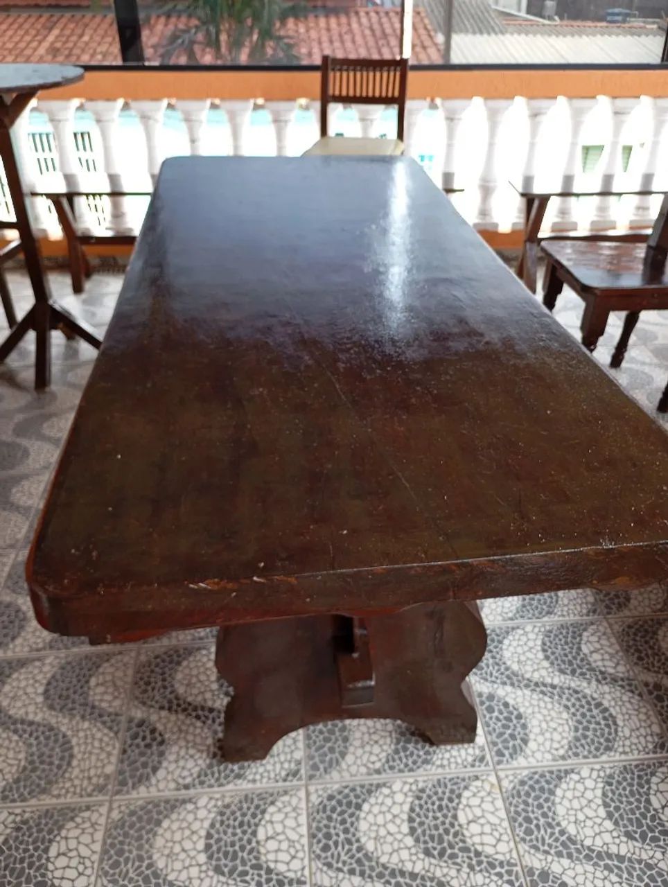 Mesa de Jantar em Madeira Maciça - Foto 5