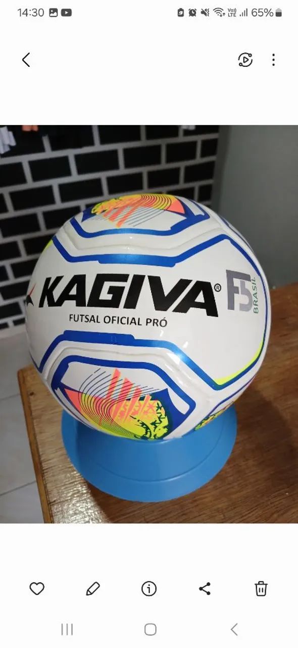 Bola de Futsal Kagiva F5 Brasil - Foto 2