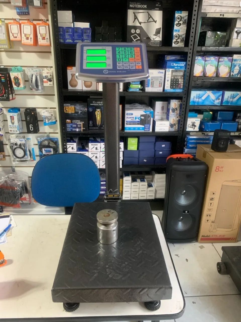 Balança 150KG Com Bateria e Garantia  - Foto 4