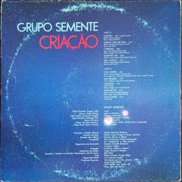 Lp Disco De Vinil Gospel Evangélico Grupo Semente - Criação - Foto 2