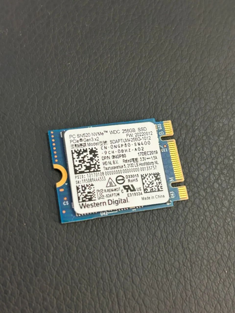 Ssd M2 Sata 256gb Western Digital (Usado)
