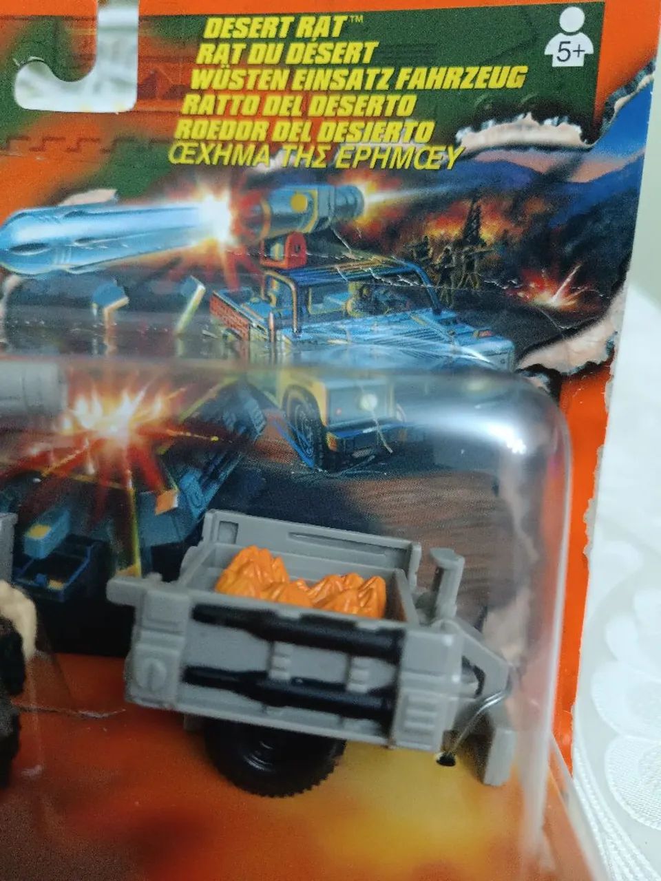 Set de Figuras de Ação - Matchbox, Linha Mission Bravo, Desert Rat (Rato do Deserto) - Foto 3