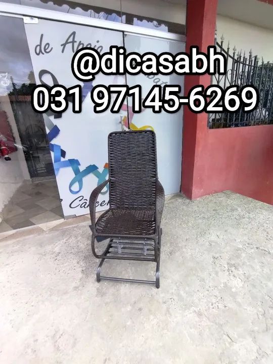 Cadeira que balança @dicasabh 4 molas pronta entrega 
