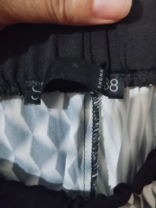 Calça em crepe e seda Skunk n38 - Foto 3