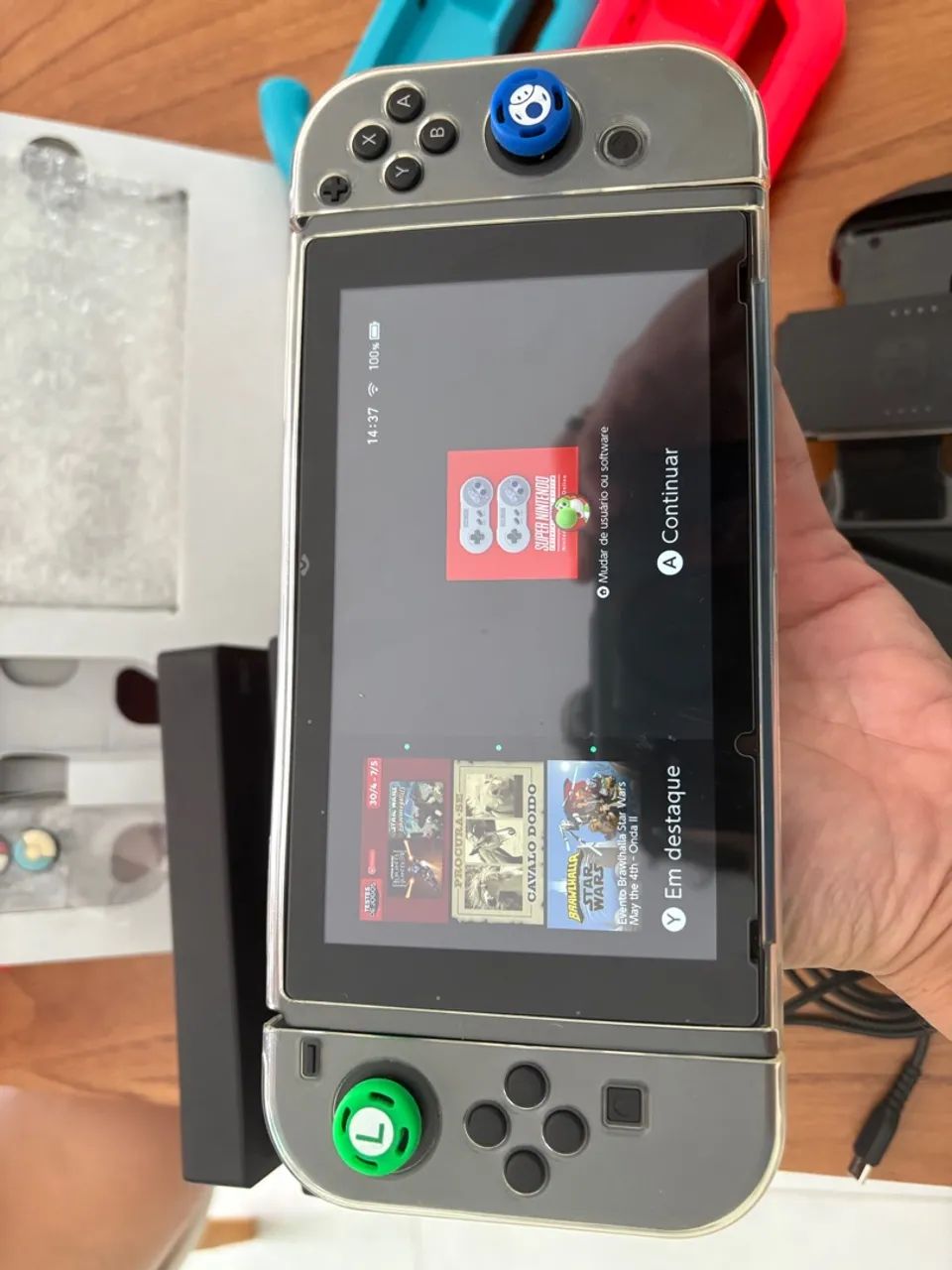 Nintendo Switch Console Completo DESBLOQUEADO - Foto 3
