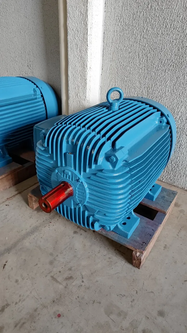Motor elétrico Weg 100cv 1150-Rpm (6 polos) recondicionado.