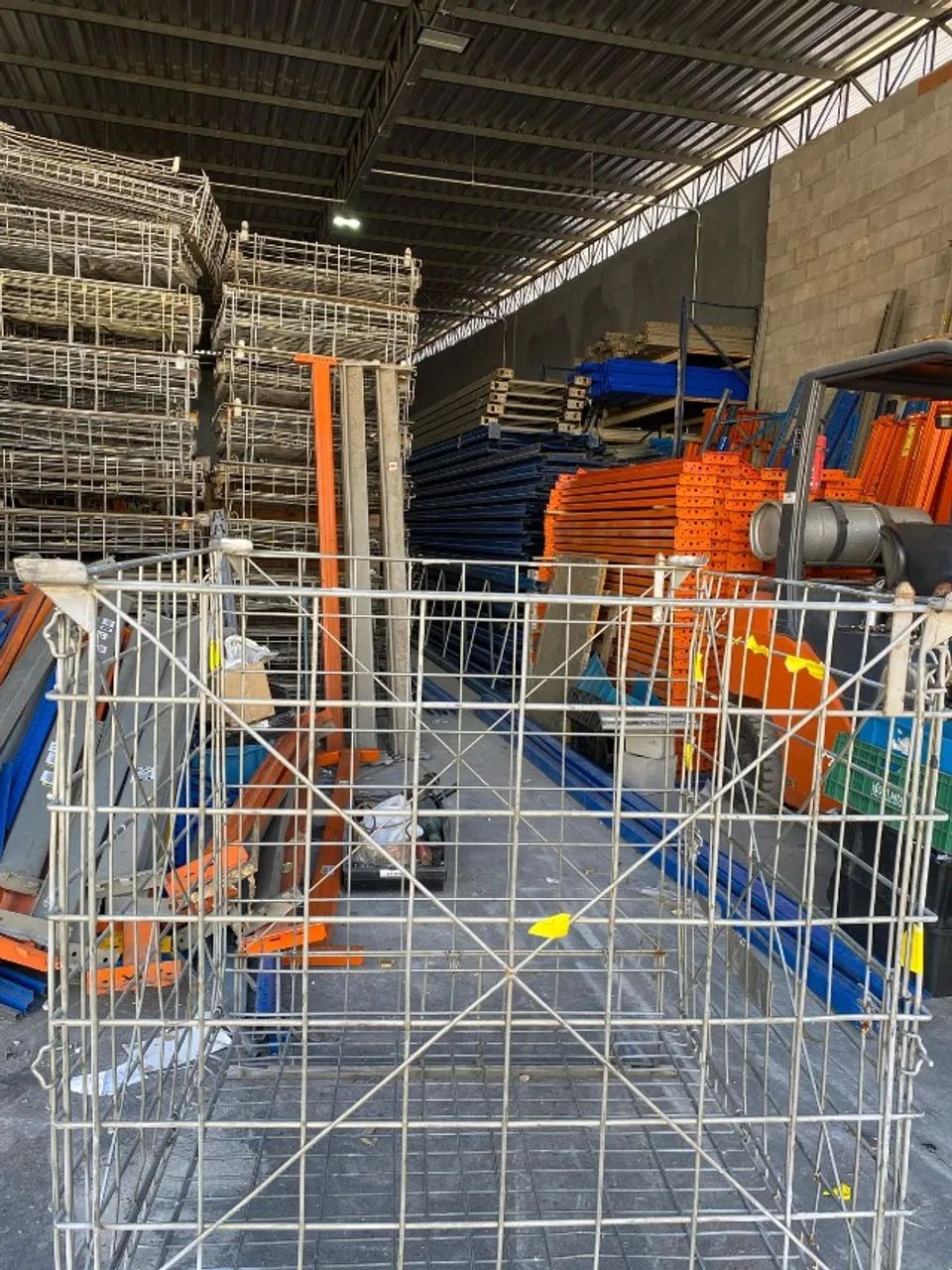 Lote de Gaiolas de Aço 