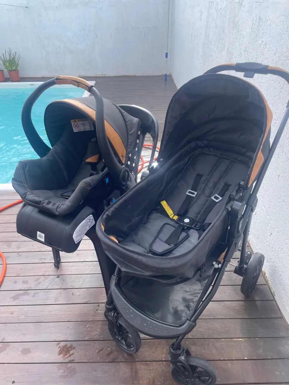 Carrinho e baby conforto Galzerano - Foto 4